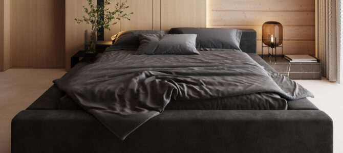 «Good wood». Перша гостьова спальня в стилі мінімалізм