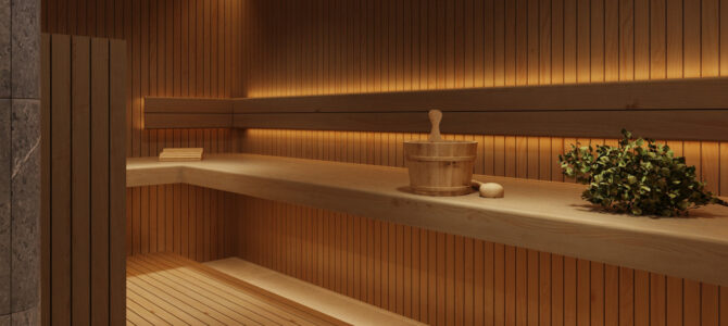 «Good wood». Сауна з топкою Tulikivi в стилі мінімалізм