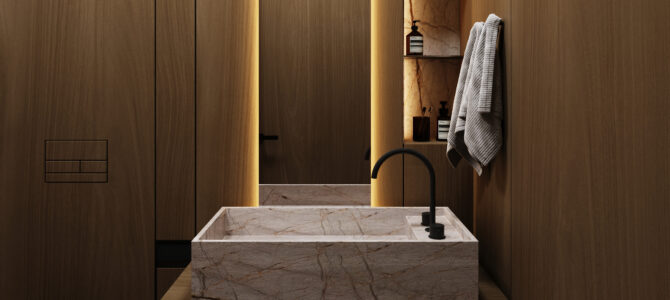 «Bentley House». Дитячий санвузол в стилі мінімалізм