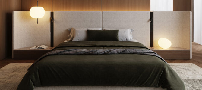 «Bentley House». Майстер – спальня в стилі мінімалізм